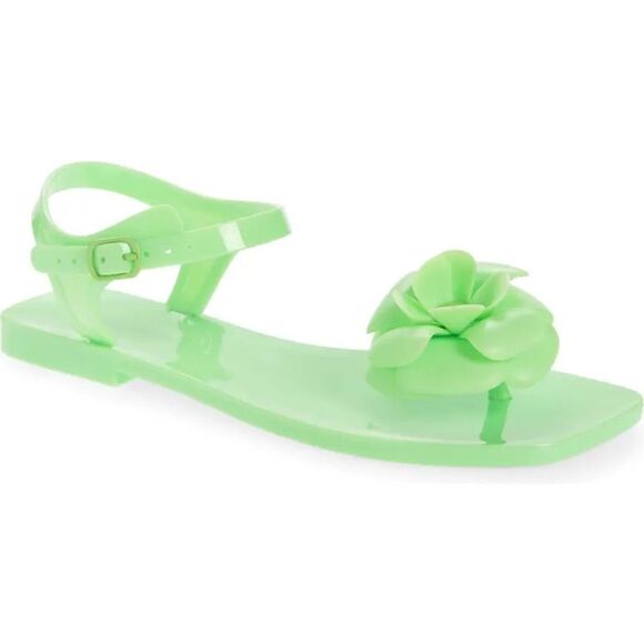 NWT Jeffrey Campbell Fleurisse Ankle Strap Sandal Green Size 7 - Picture 1 of 10